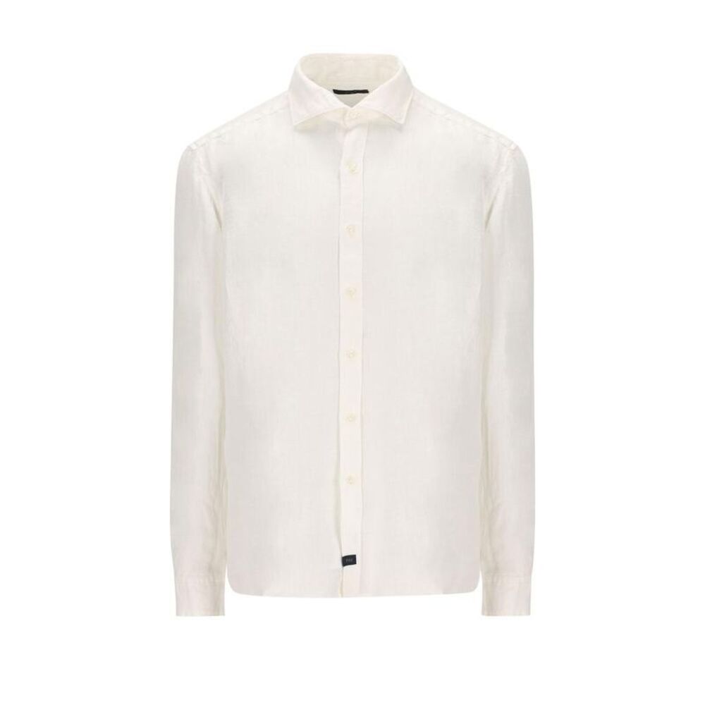 FAY Men's Classic Linen Shirt Men WHITE Shirts